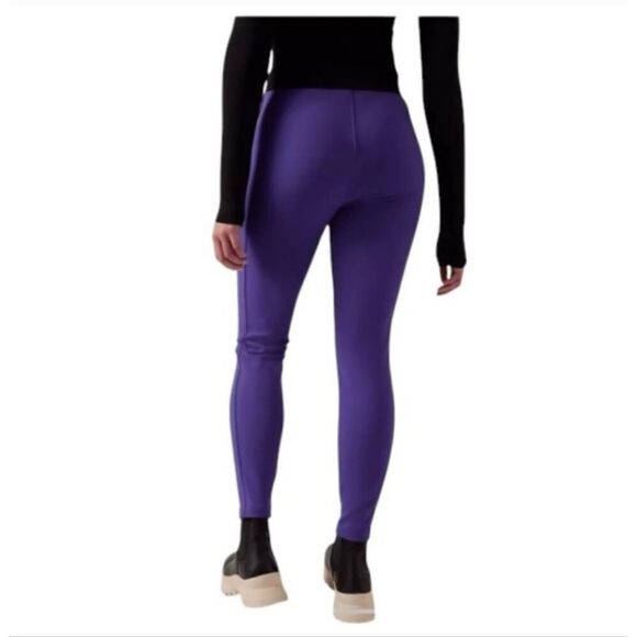 Athleta Glacier Snow Skinny high waisted purple Pants style 985570 size 2 NWT - Picture 3 of 5
